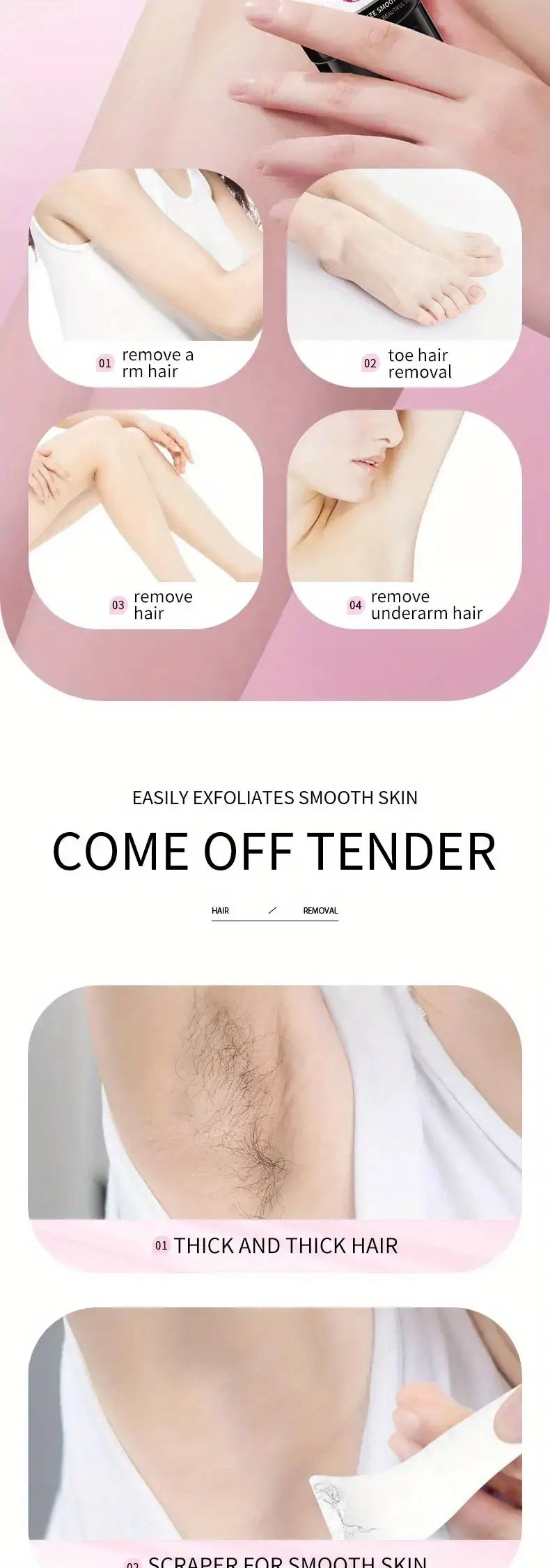 Gentle Touch Hair Removal Cream - Sensitive Skin Formula