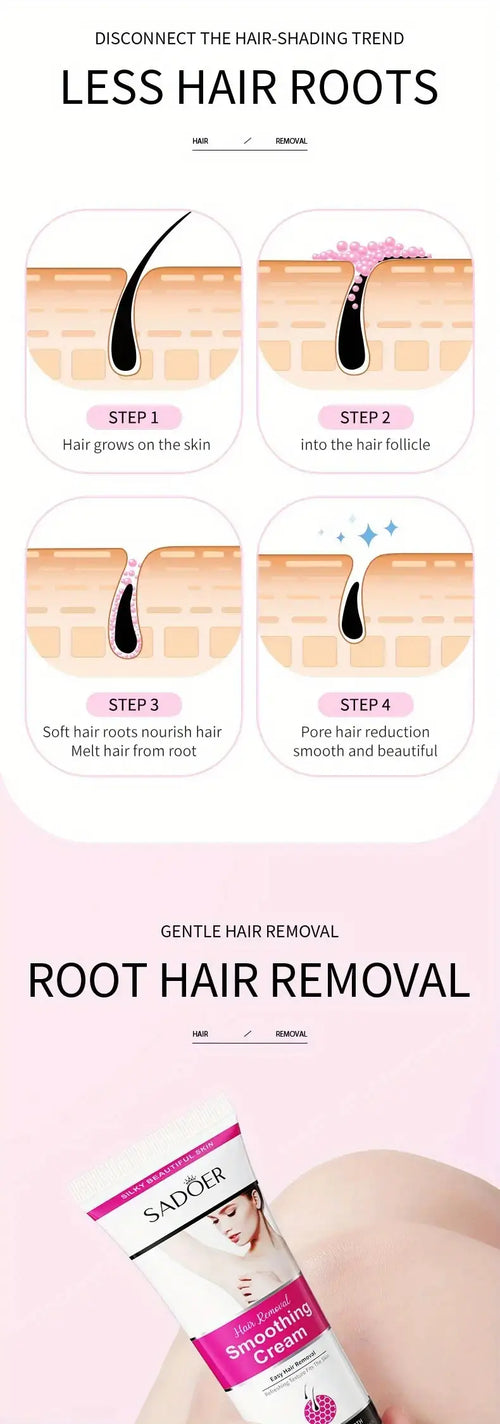 Gentle Touch Hair Removal Cream - Sensitive Skin Formula